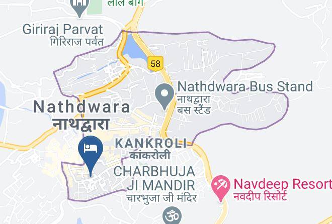 Nathdwara - Hotel Shree Paratham Milan Maps