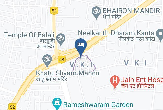 Jaipur - Hotel Shree Ram Palace Jaipur Maps
