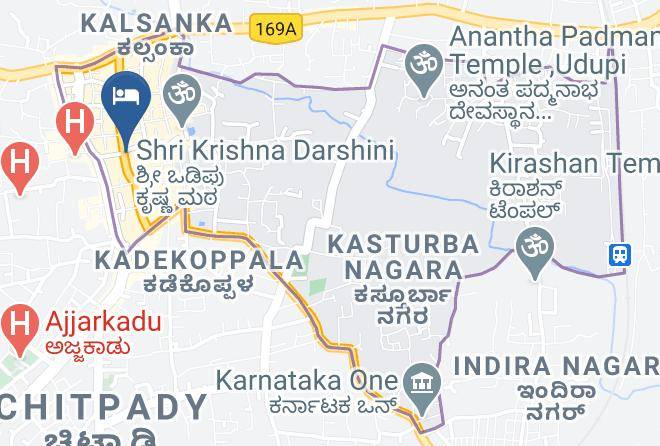 Udipi - Hotel Shree Shakthi Maps