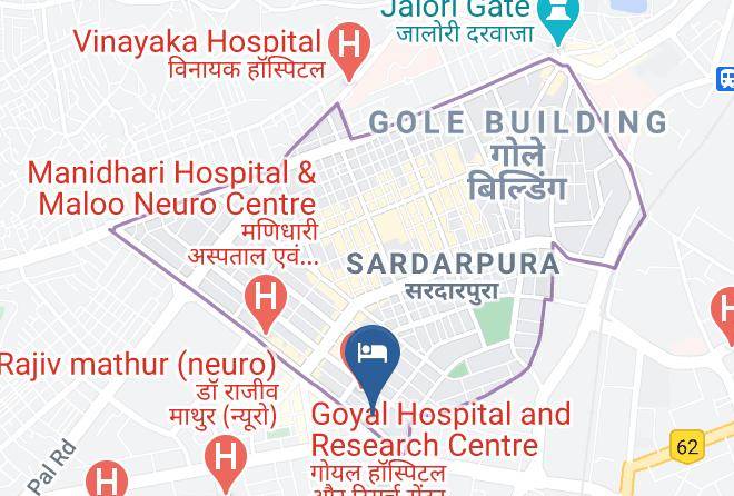 Jodhpur - Hotel Shri Ram Excellency Maps