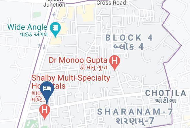 Ahmadabad - Hotel Shrimad Residency Maps