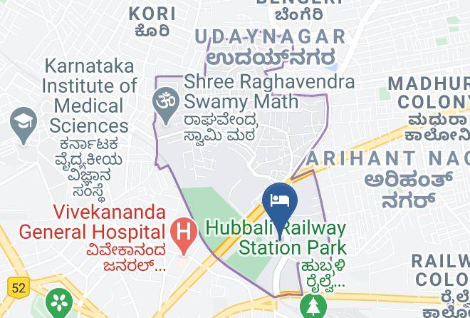 Hubballi - Hotel Shringar Maps