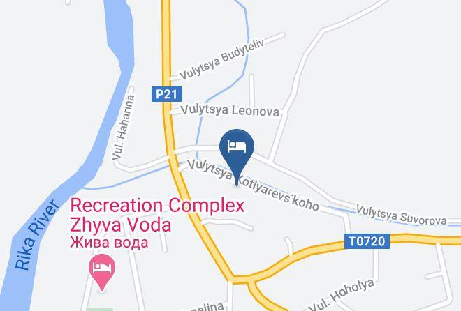 Mizhhirya Raion - Hotel Shulc Maps