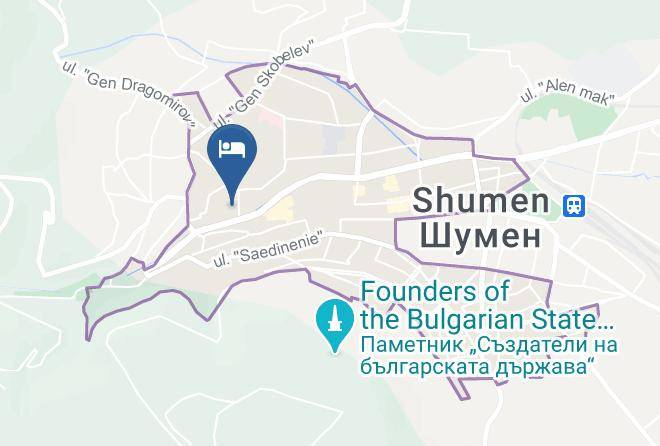Shumen - Hotel Shumen Maps