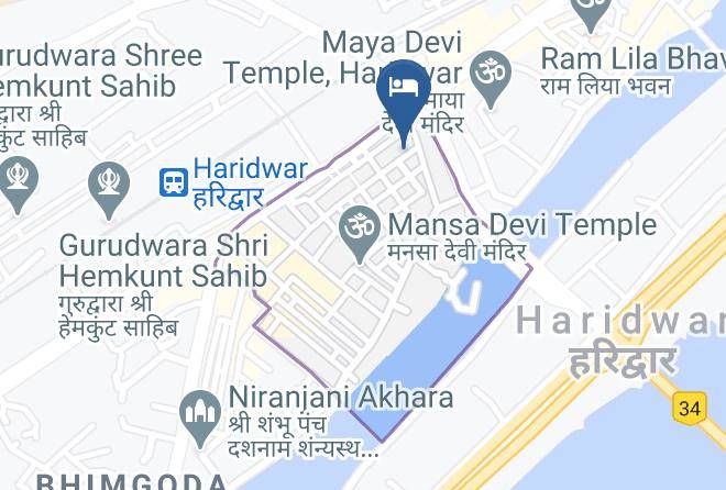 Hardwar - Hotel Shyam Deluxe Maps