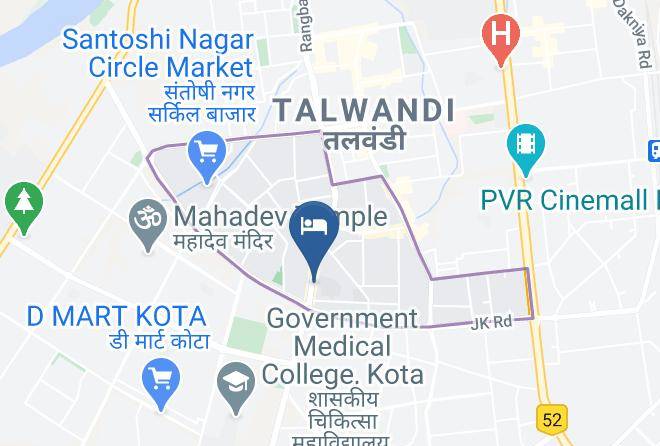 Kota - Hotel Shyam Palace Maps