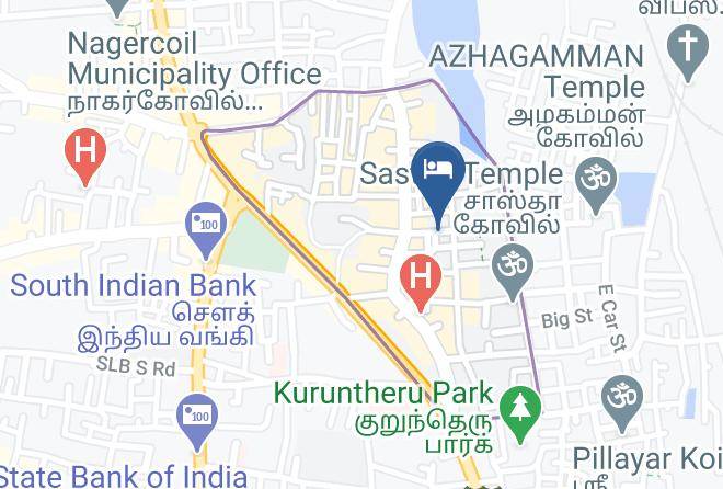 Nagercoil - Hotel Shyama Maps