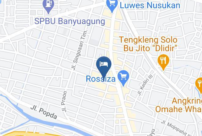 Surakarta - Hotel Si Cantik Baru Maps