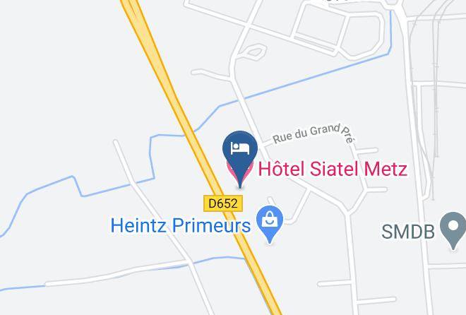 Hotel Siatel Metz Map