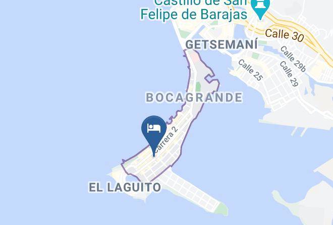 Cartagena De Indias - Hotel Siboney Real Maps
