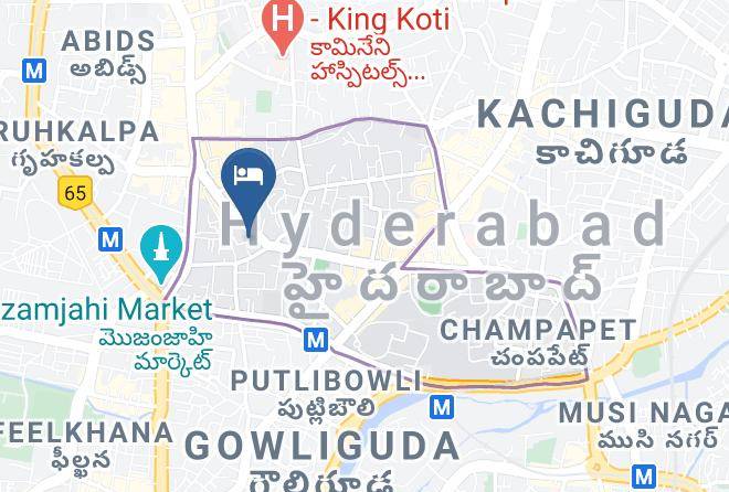 Hyderabad - Hotel Siddhartha Maps