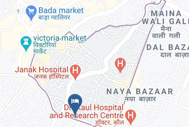 Gwalior - Hotel Siddhi Vinayak Maps