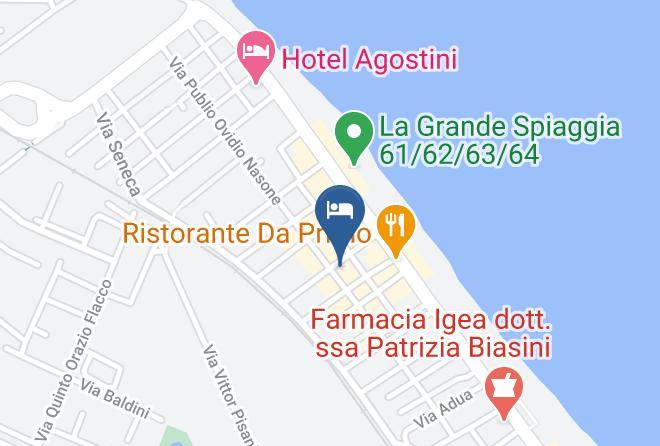 Rimini - Hotel Sidney Maps