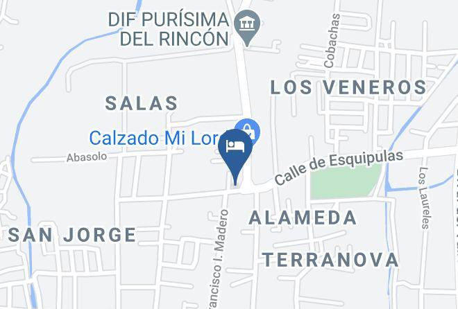 Purisima Del Rincon - Hotel Sidney Maps