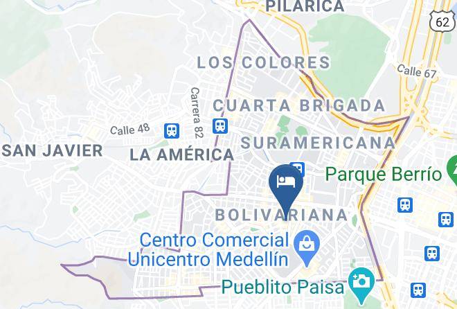 Medellin - Hotel Sie7e Maps