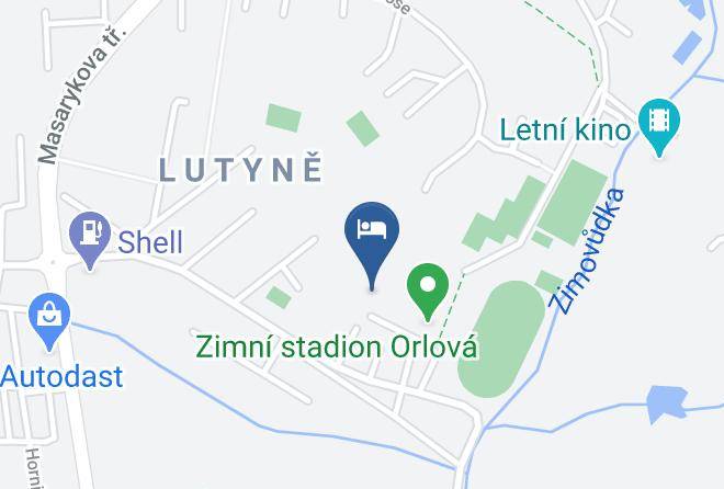 Karvina - Hotel Garni Orlova Maps