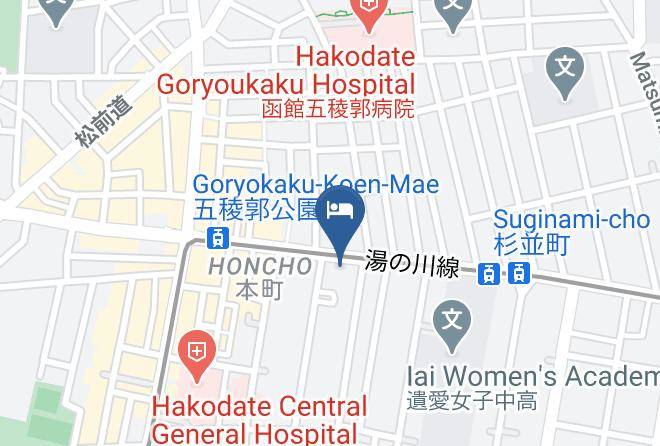 Hakodate City - Hotel Siena Goryokaku Maps