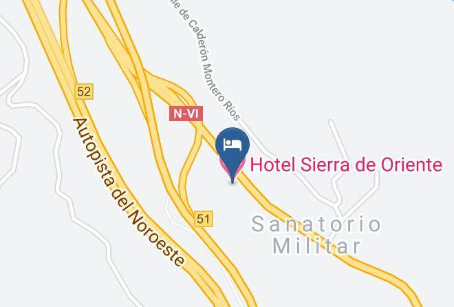 Madrid - Hotel Sierra De Oriente Maps