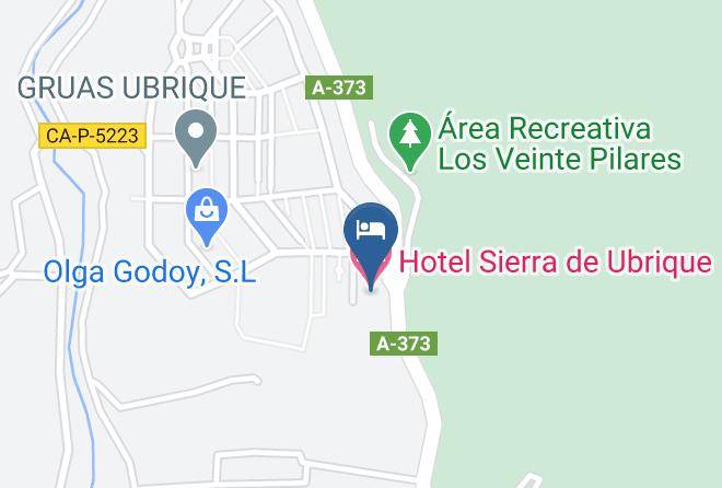 Hotel Sierra De Ubrique Carta Geografica - Andalusia - Cadiz