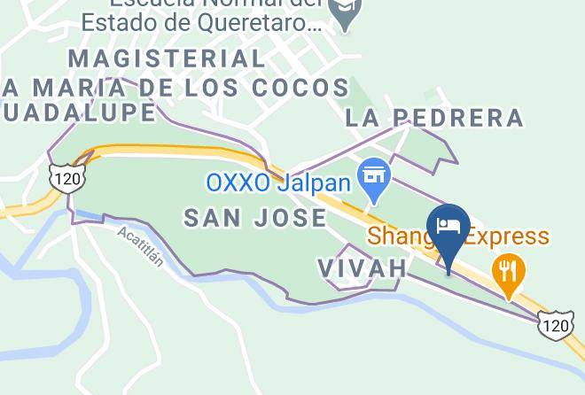 Jalpan De Serra - Hotel Sierra Express Maps