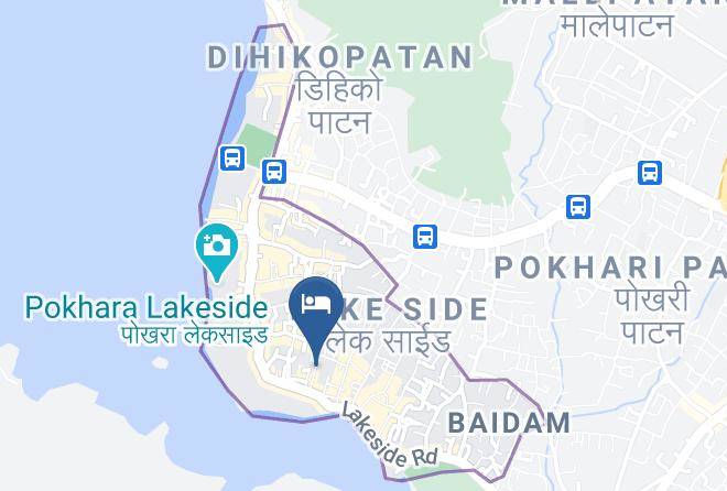 Pokhara - Hotel Sierra Maps