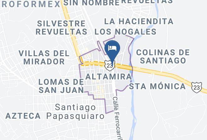 Santiago Papasquiaro - Hotel Sierra Real Maps