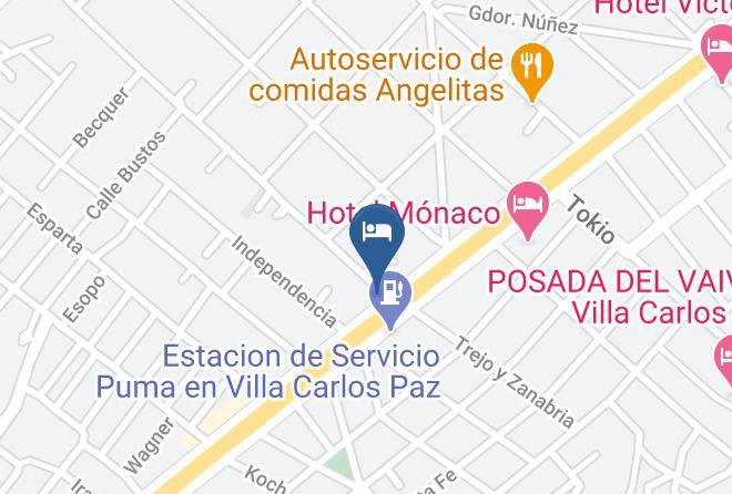 Santa Maria Department - Hotel Sierralago Maps
