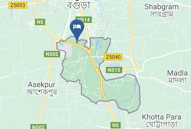 Rajshahi - Hotel Siesta Bogra By Amir Sadat Inc Maps