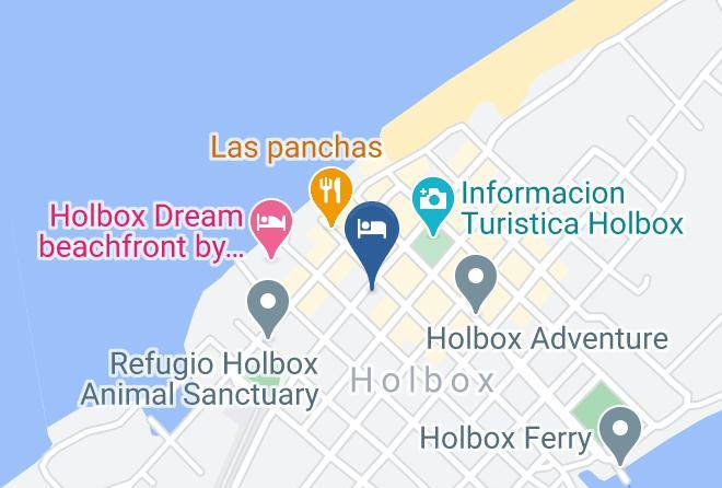 Lazaro Cardenas - Hotel Siesta Holbox Maps