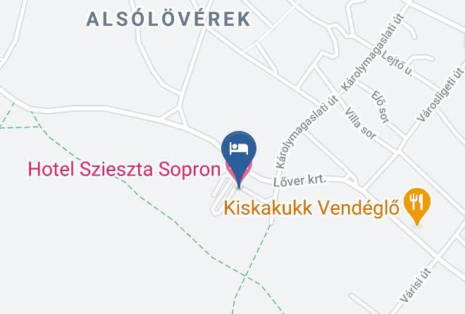 Sopron - Hotel Siesta Maps