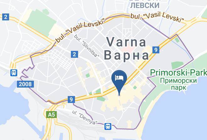 Varna - Hotel Siesta Maps