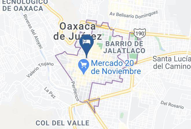 Oaxaca De Juarez - Hotel Siglo Xvii Maps