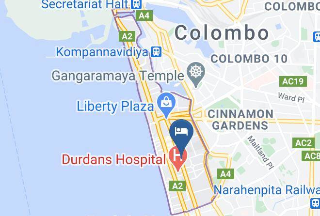 Colombo - Hotel Signature 5th Lane Maps