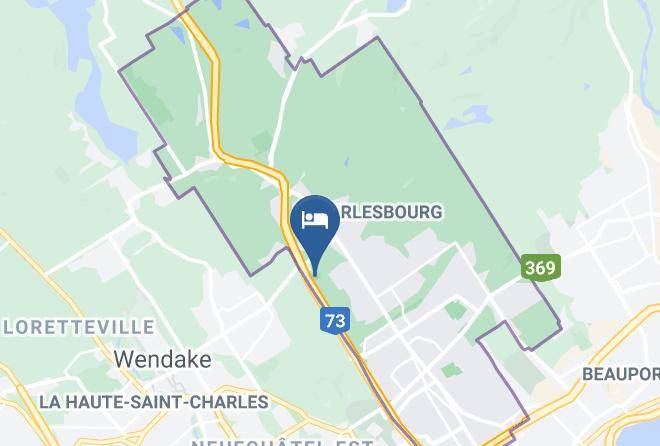 Hotel Signature Quebec Map