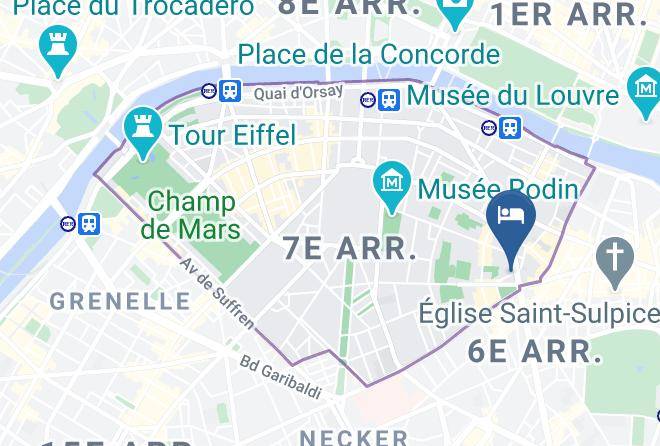 Paris - Hotel Signature Saint Germain Des Pres Maps