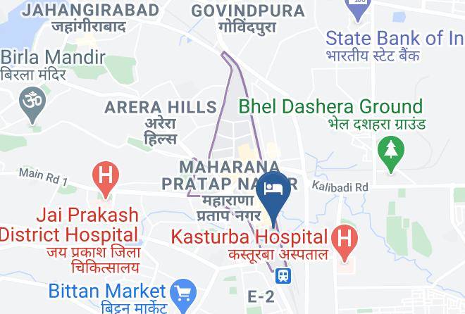 Bhopal - Hotel Signetic Blue Maps