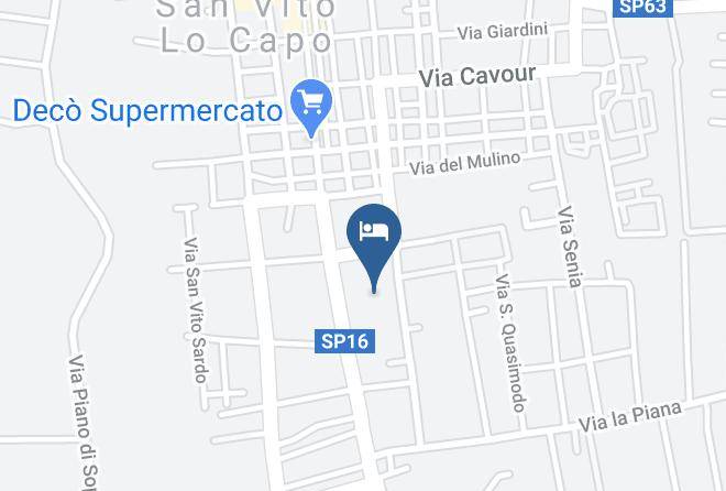 Trapani - Hotel Sikania Maps