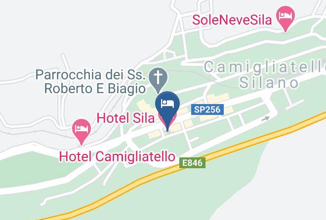 Cosenza - Hotel Sila Maps