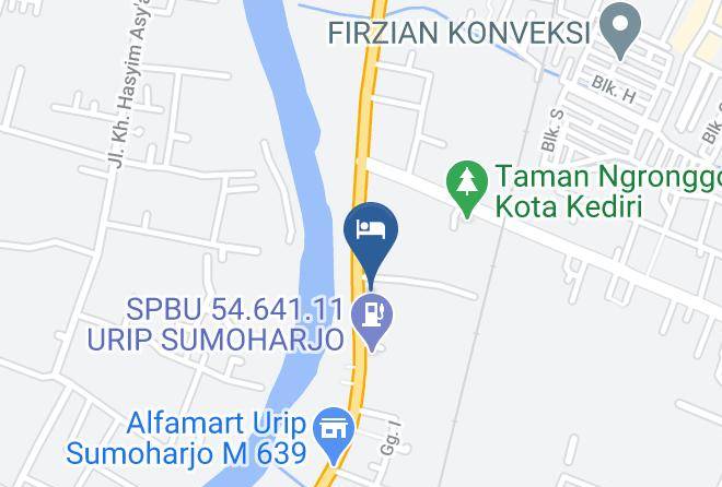 Kota Kediri - Hotel Silaris Maps