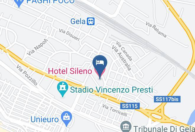 Caltanissetta - Hotel Sileno Maps