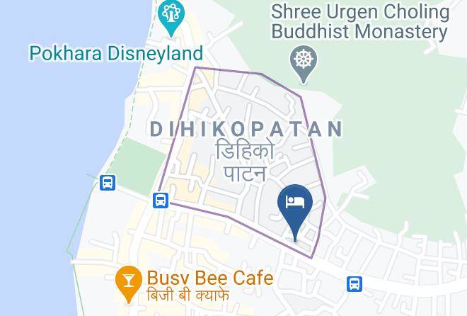 Pokhara - Hotel Silent Peak Maps
