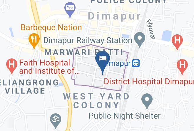 Hotel Silhouette Map