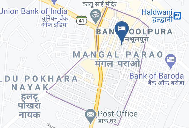 Haldwani - Hotel Silk Best Budget Hotel In Haldwani Maps