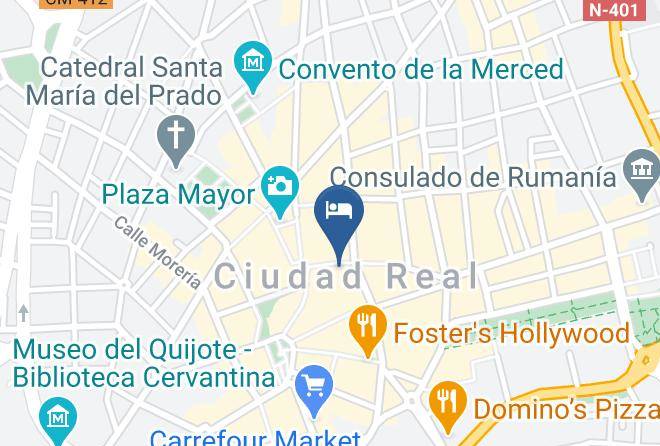 Ciudad Real - Hotel Silken Alfonso X Maps