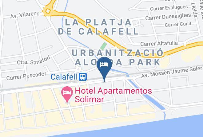 Hotel Canada Palace Calafell Map