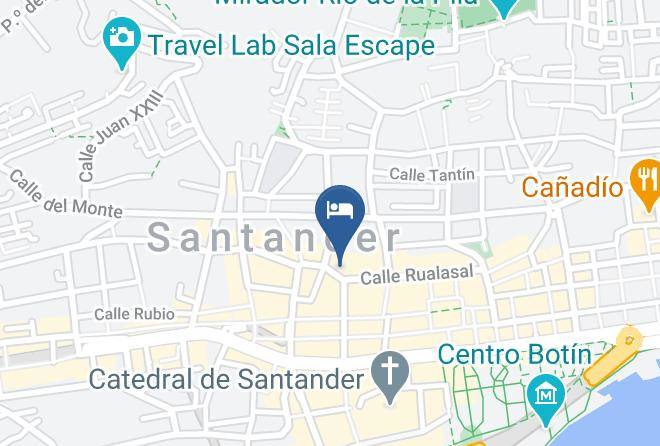 Santander - Hotel Silken Coliseum Maps