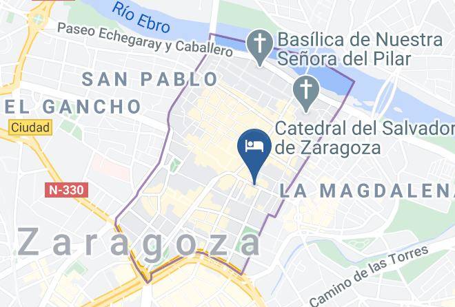 Zaragoza - Hotel Silken Reino De Aragon Maps