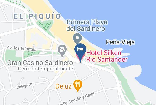 Santander - Hotel Silken Rio Santander Maps
