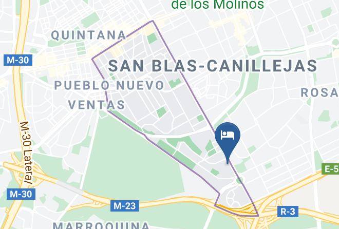 Madrid - Hotel Silken Torre Garden Maps