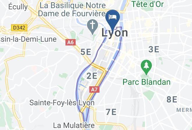 Rhone - Hotel Silky Lyon By Happyculture Maps